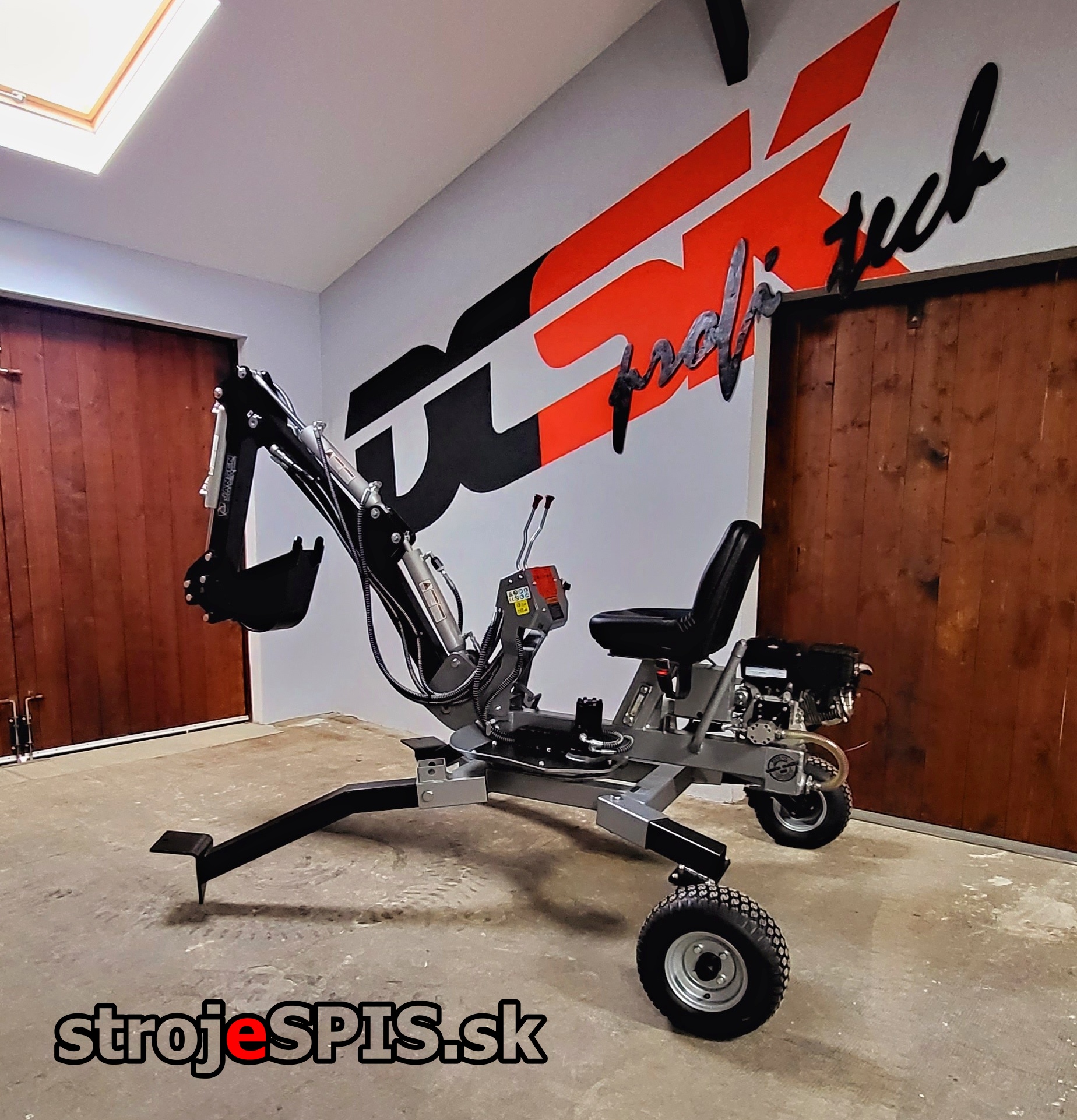 Minbager MB-700 traktor branson jansen DCSK profi tech  www.strojeSpis.sk AMR Solomat  www.DCSK.sk www.DCSKsro.sk www.ZAtraktor.sk stiepacka bagger digger koparka  minibager KTS AMR trioma (22)111