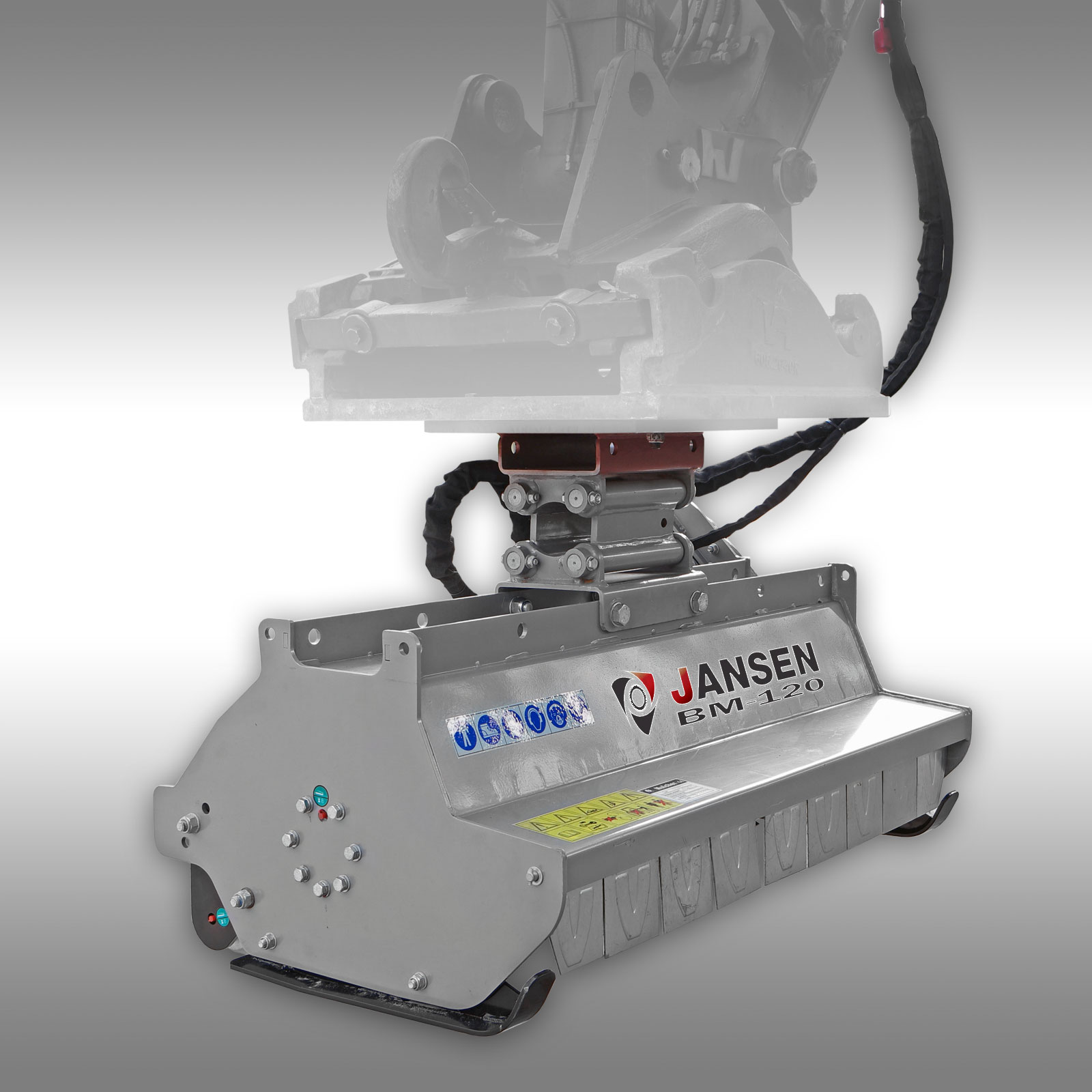 Jansen BM-120 Mulčovač na rameno bagra