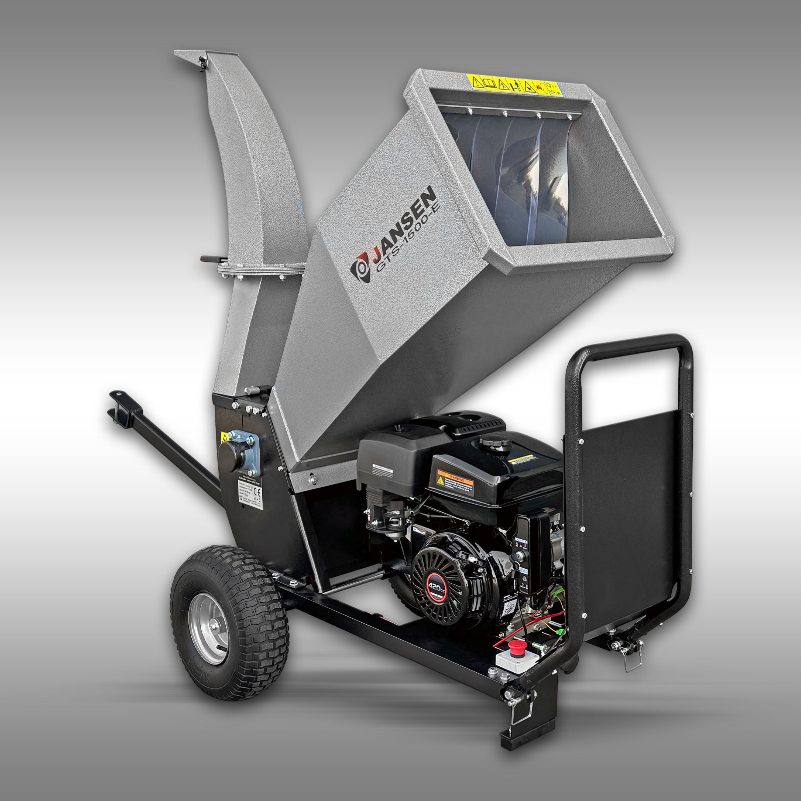 Jansen GTS-1500E drvič - štiepkovač konárov