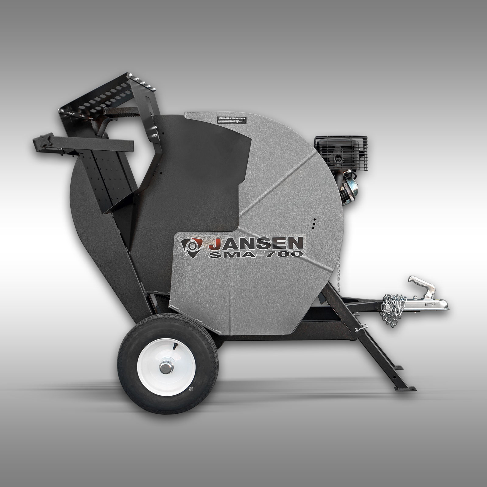 Jansen SMA-700 Kotúčová píla s benzínovým motorom, 700mm čepeľ