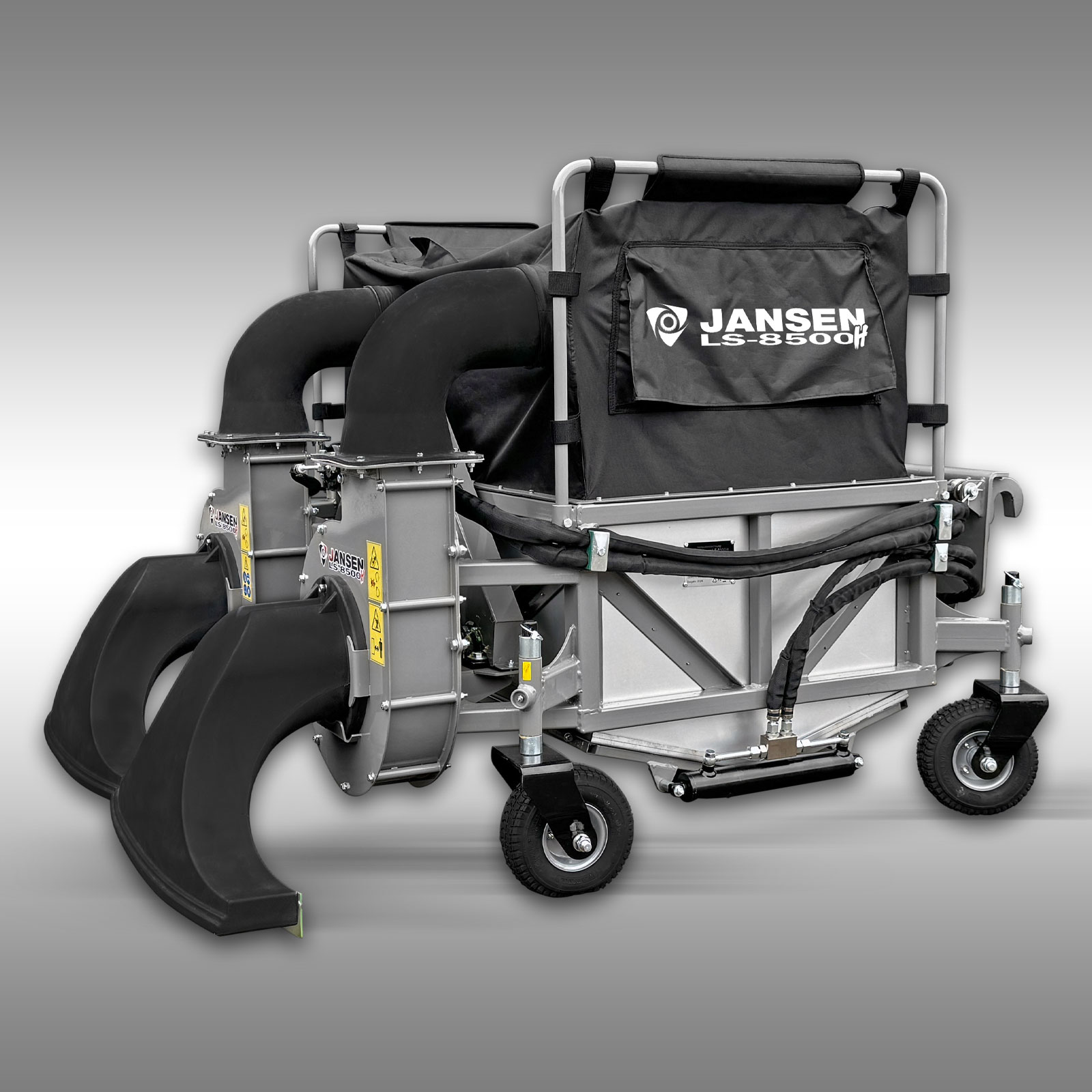 Jansen LS-8500H Vysávač lístia, hydraulika, s euro úchytom, na čelný nakladač, 1,5m
