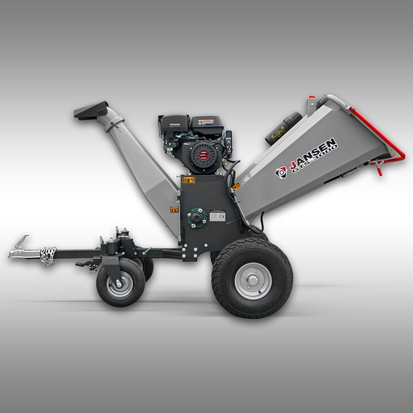 Jansen GTS-3000 drvič - štiepkovač konárov