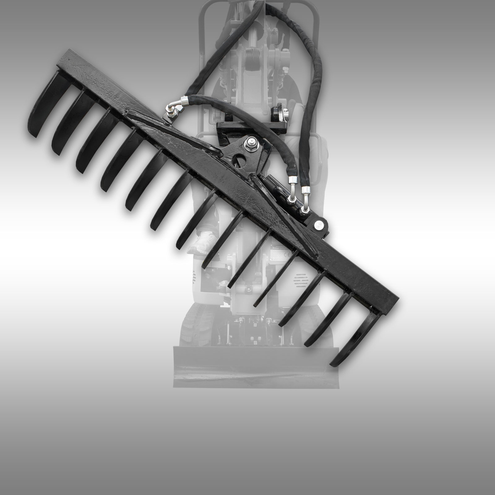 Jansen MB-800 Hydraulické naklapacie hrable 