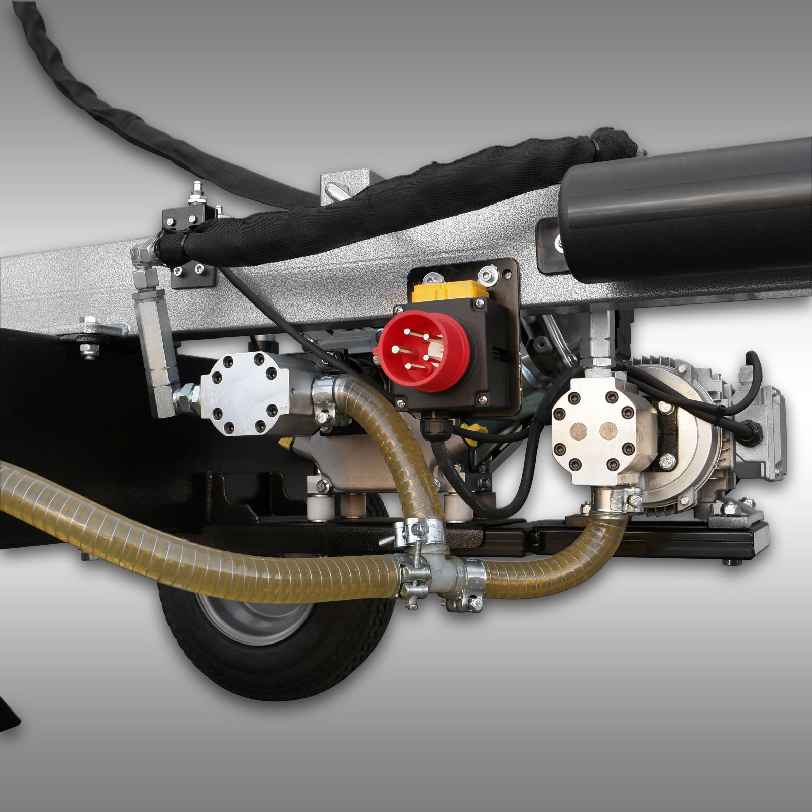 Štiepačka dreva Jansen HS-22A62K-V2, 22 t, 62 cm, benzí.+elekt.