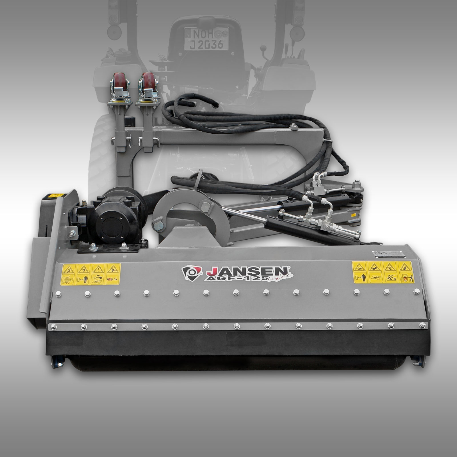 Jansen AGF-125 - 125cm priekopový mulčovač, ľahký