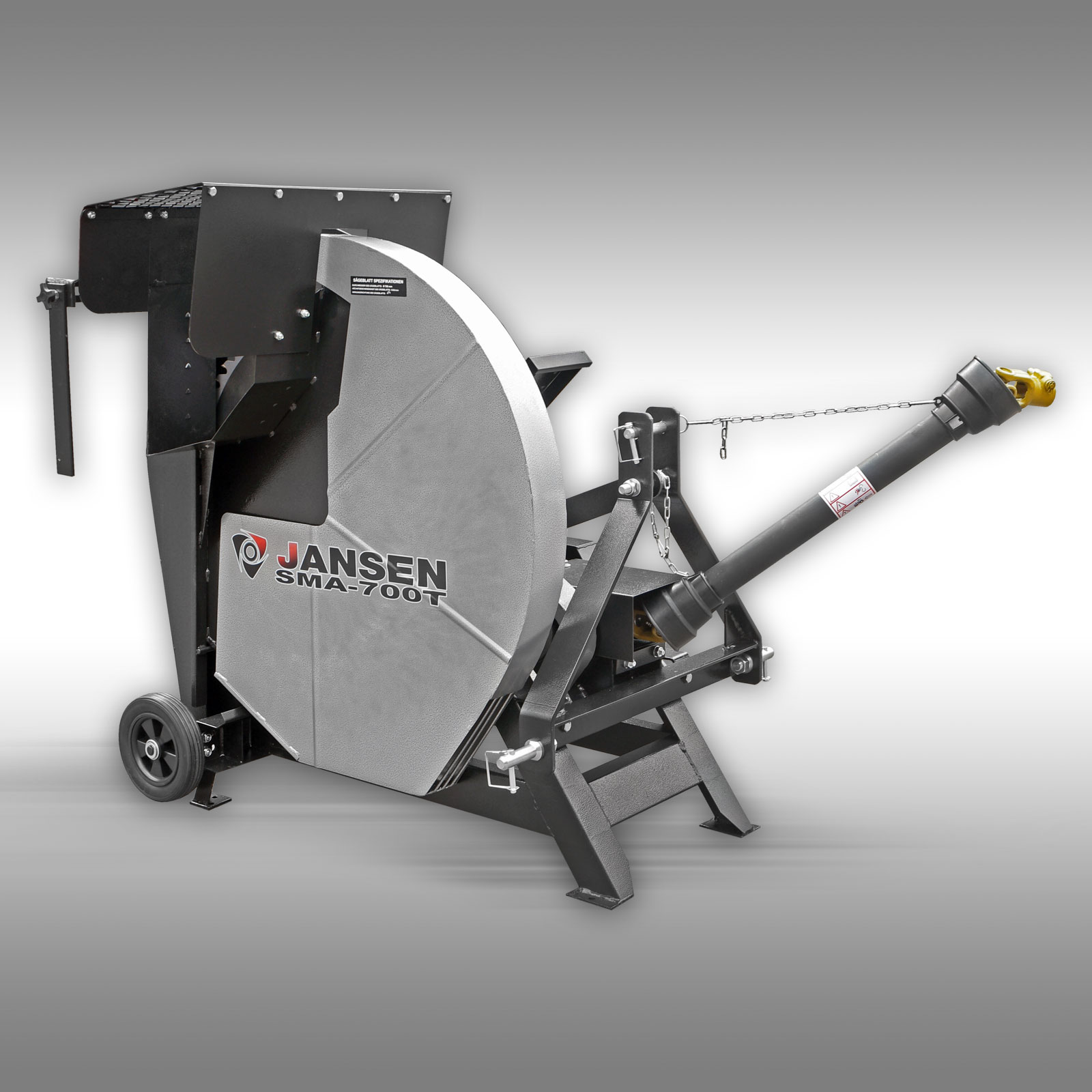 Jansen SMA-700T Cirkulár, kotúčová píla na taktor, 700mm čepeľ
