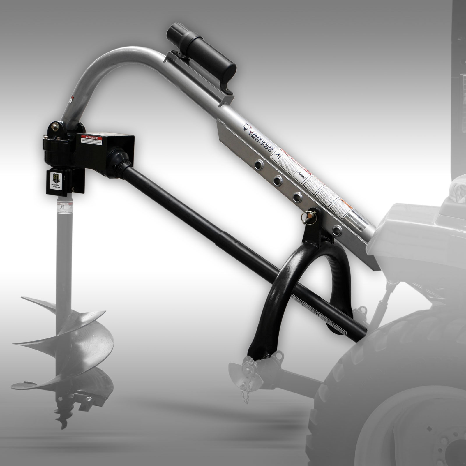 Jansen TBG-200 Vrták za traktor, kat. 1+2