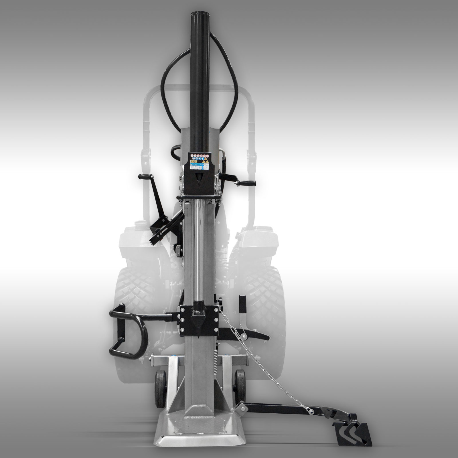 Jansen TS-22, 22t PTO vertikálna štiepačka so zdvihakom dreva