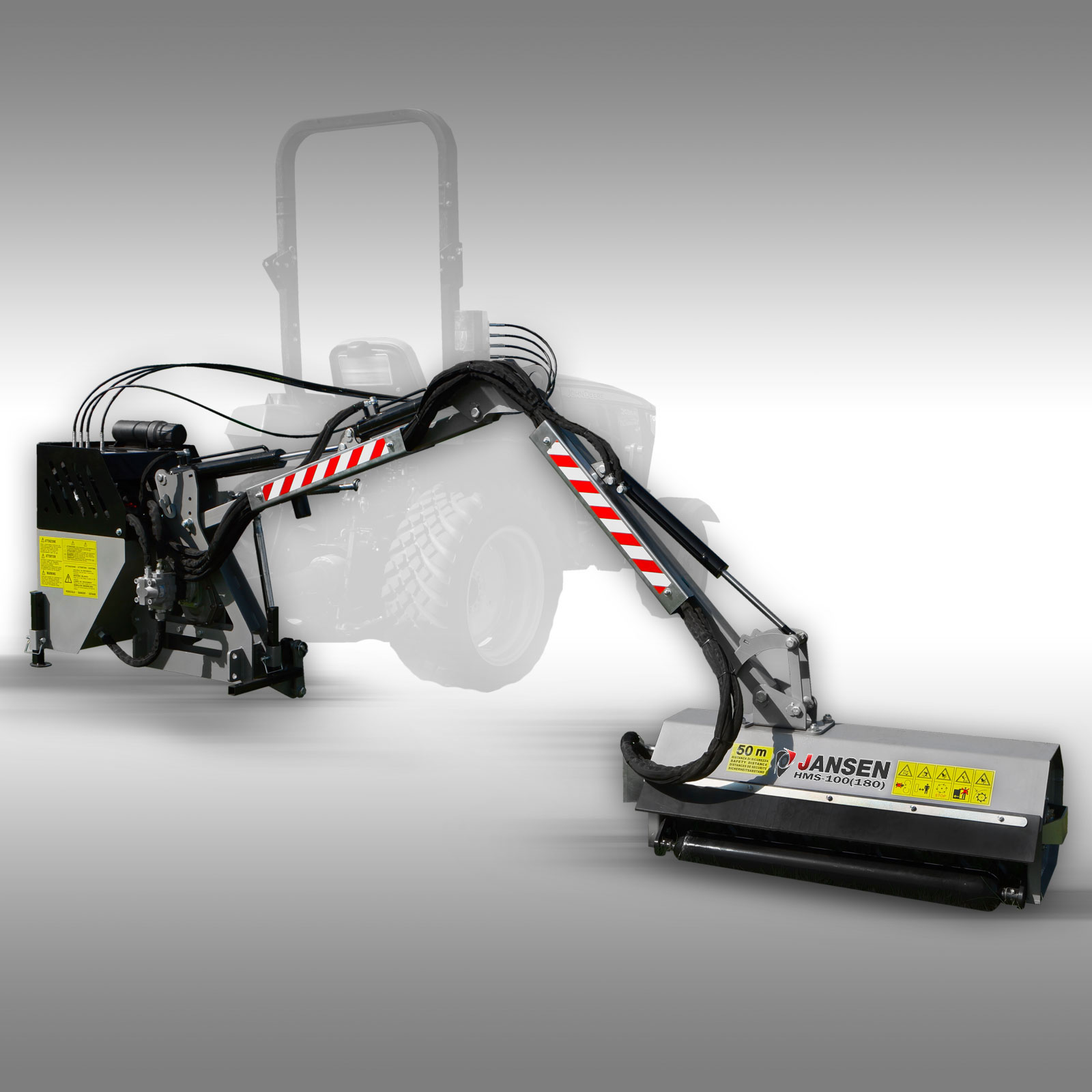 Jansen HMS-100(180) Hydraulický ramenný mulčovač / žací krovinorez