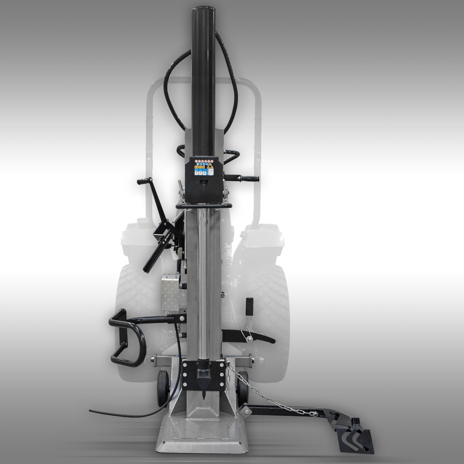 Štiepačka dreva Jansen TS-30K, 30 t kombi (PTO + elektrika), so zdvihákom dreva