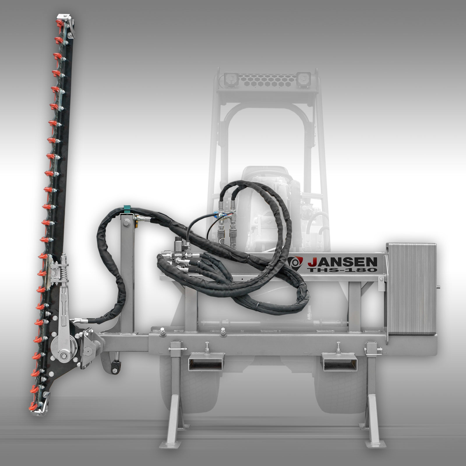Krovinorez Jansen THS-180 Žací mechanizmus na čelný nakladač, 1,80 m