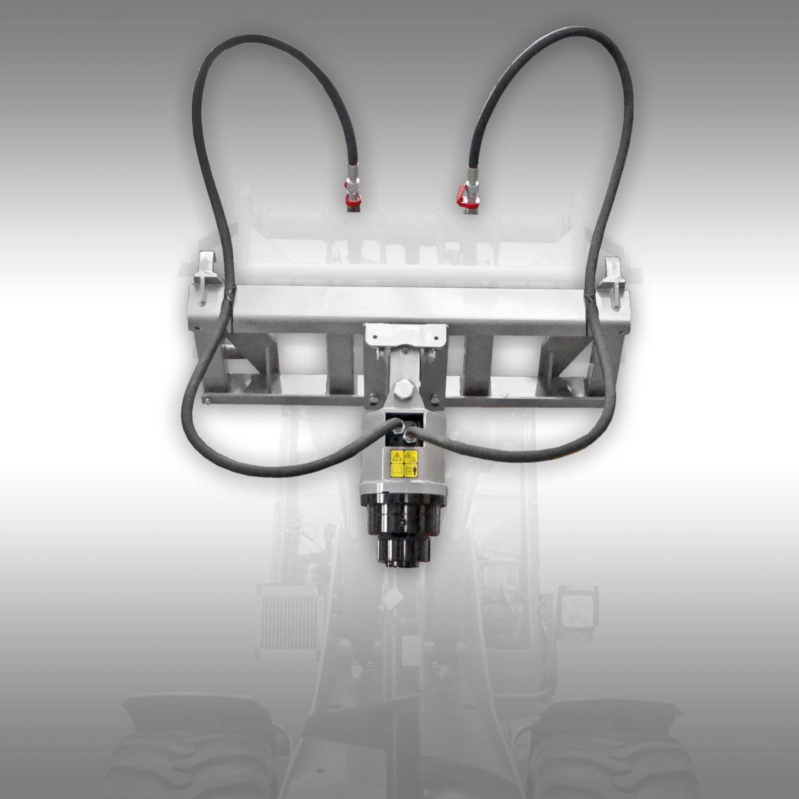 Jansen HBG-5000 Hydraulický zemný vyvrták na čelný nakladač, vrátane 2 vrtákov