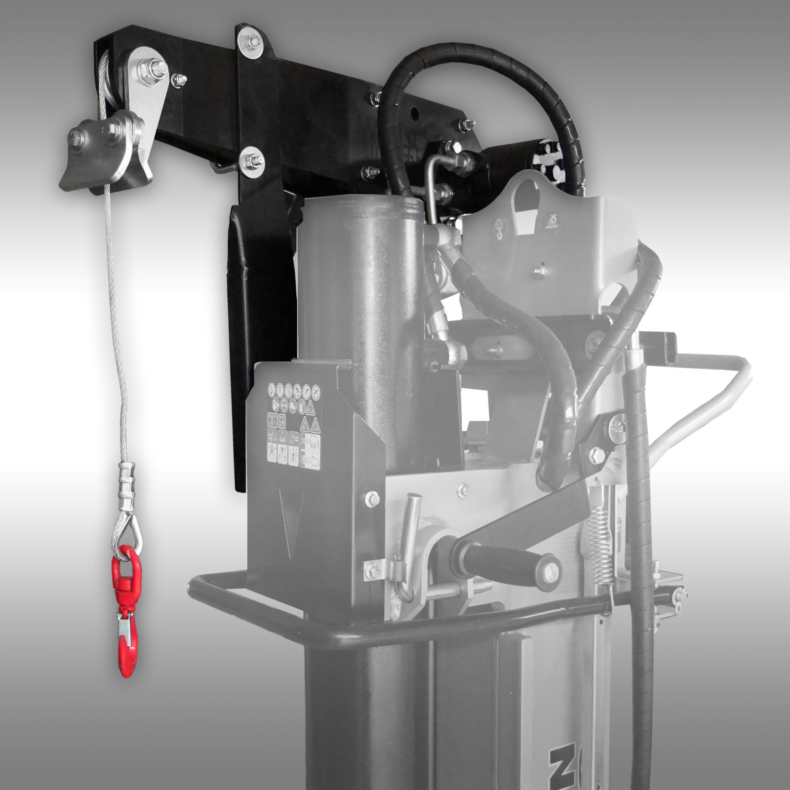 Hydraulický lanový navijak Jansen TSW-500 pre štiepačky TS-22, TS-30(K)