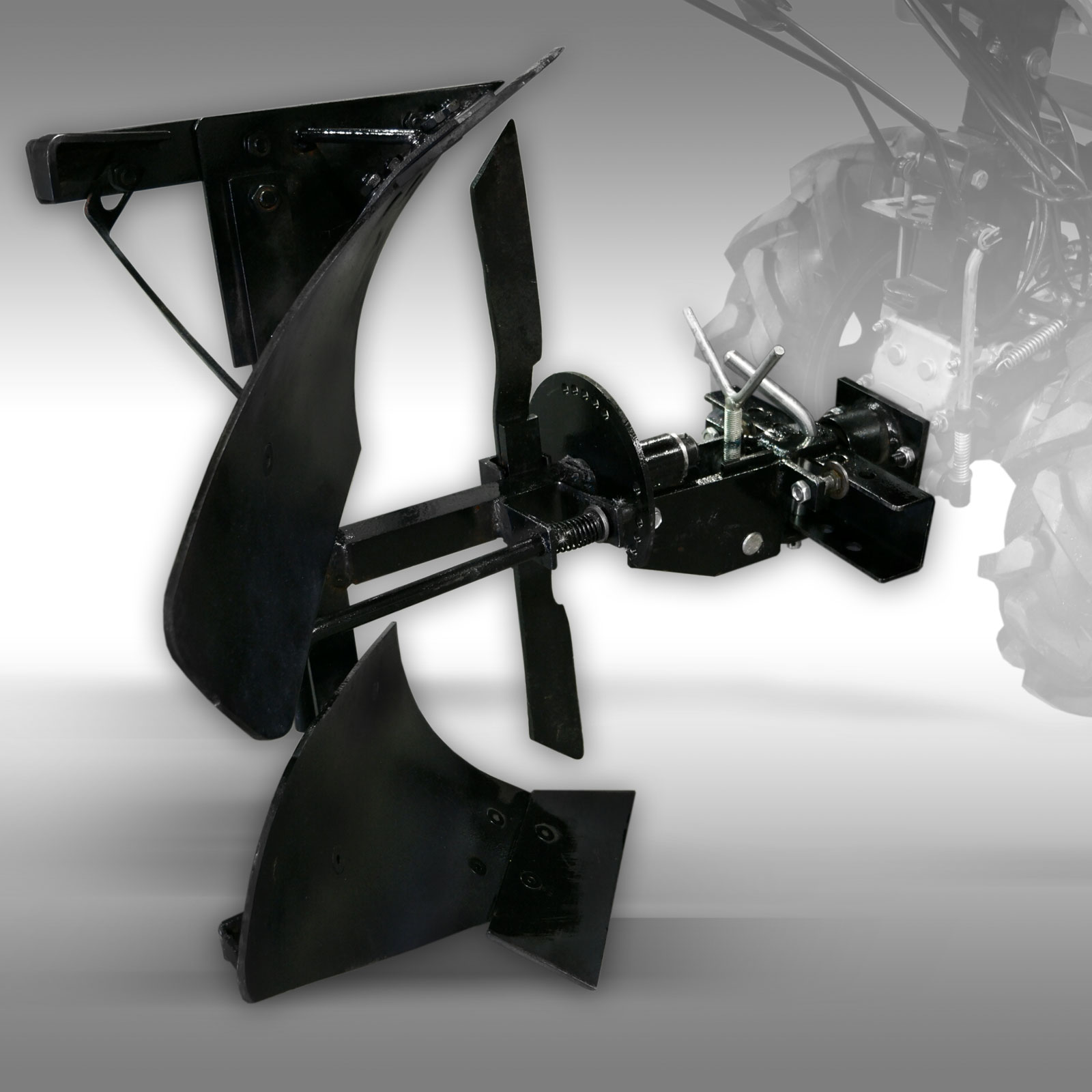 Jansen otočný pluh na jednoosý malotraktor MGT-600E