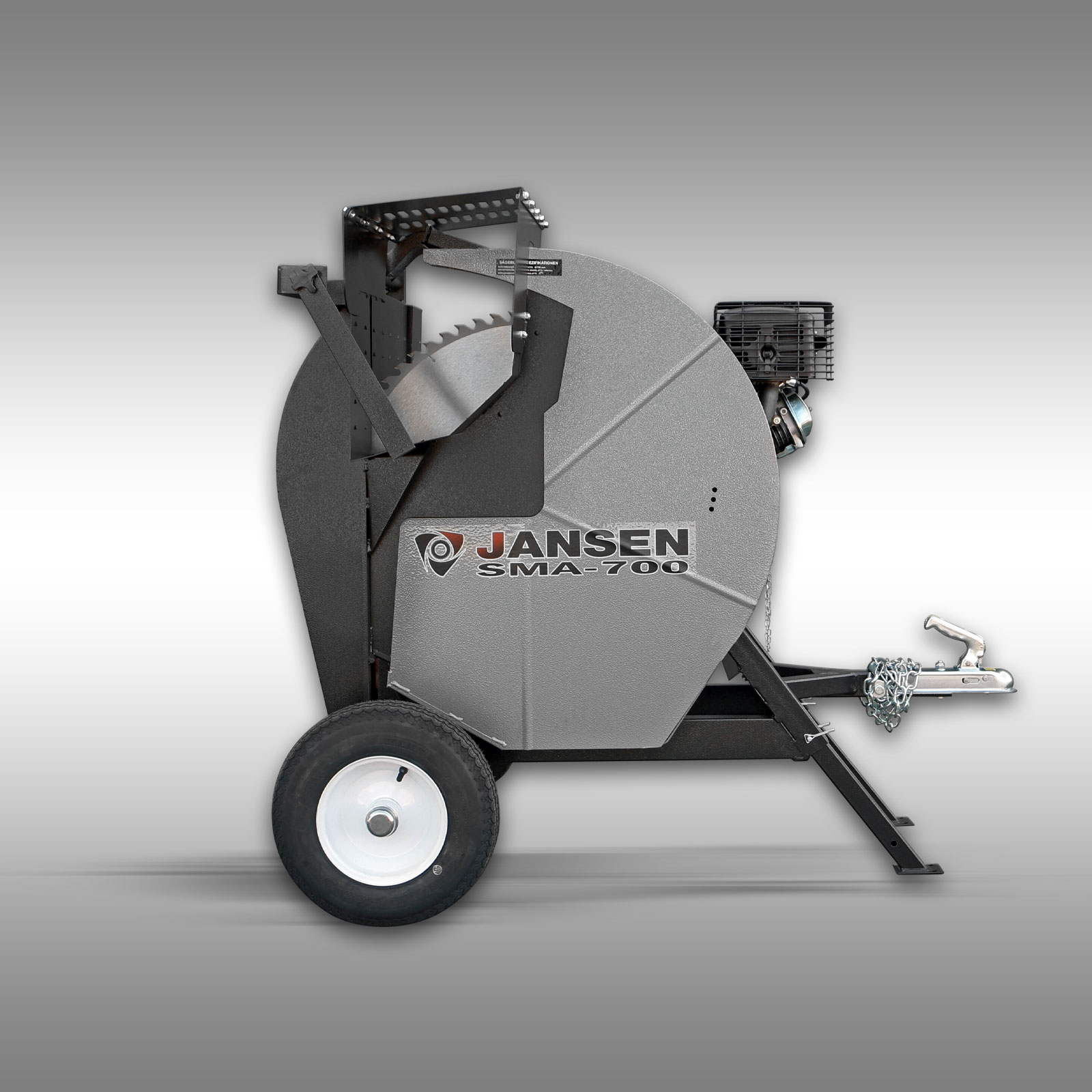Jansen SMA-700 Kotúčová píla s benzínovým motorom, 700mm čepeľ
