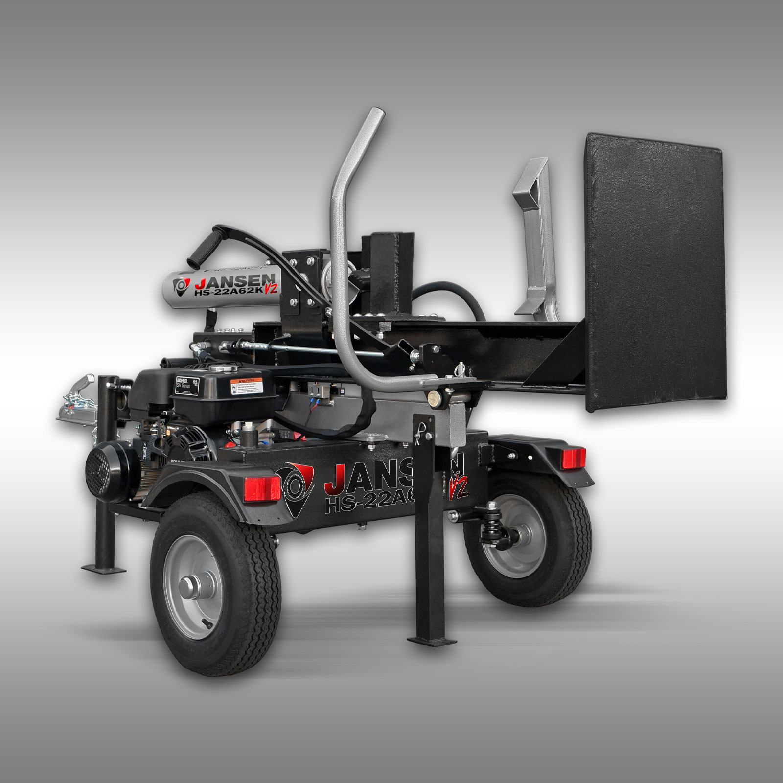 Štiepačka dreva Jansen HS-22A62K-V2, 22 t, 62 cm, benzí.+elekt.