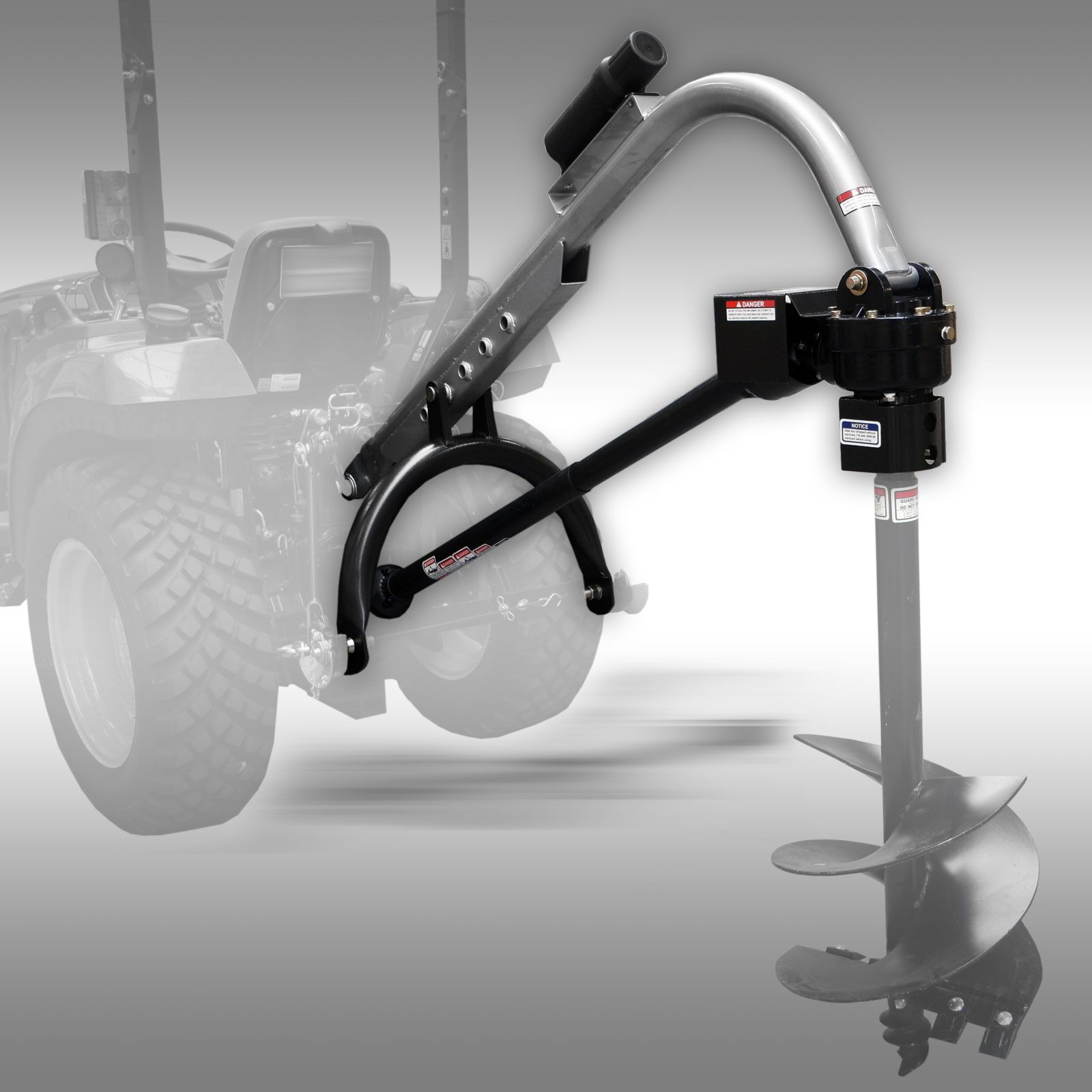 Jansen TBG-200 Vrták za traktor, kat. 1+2