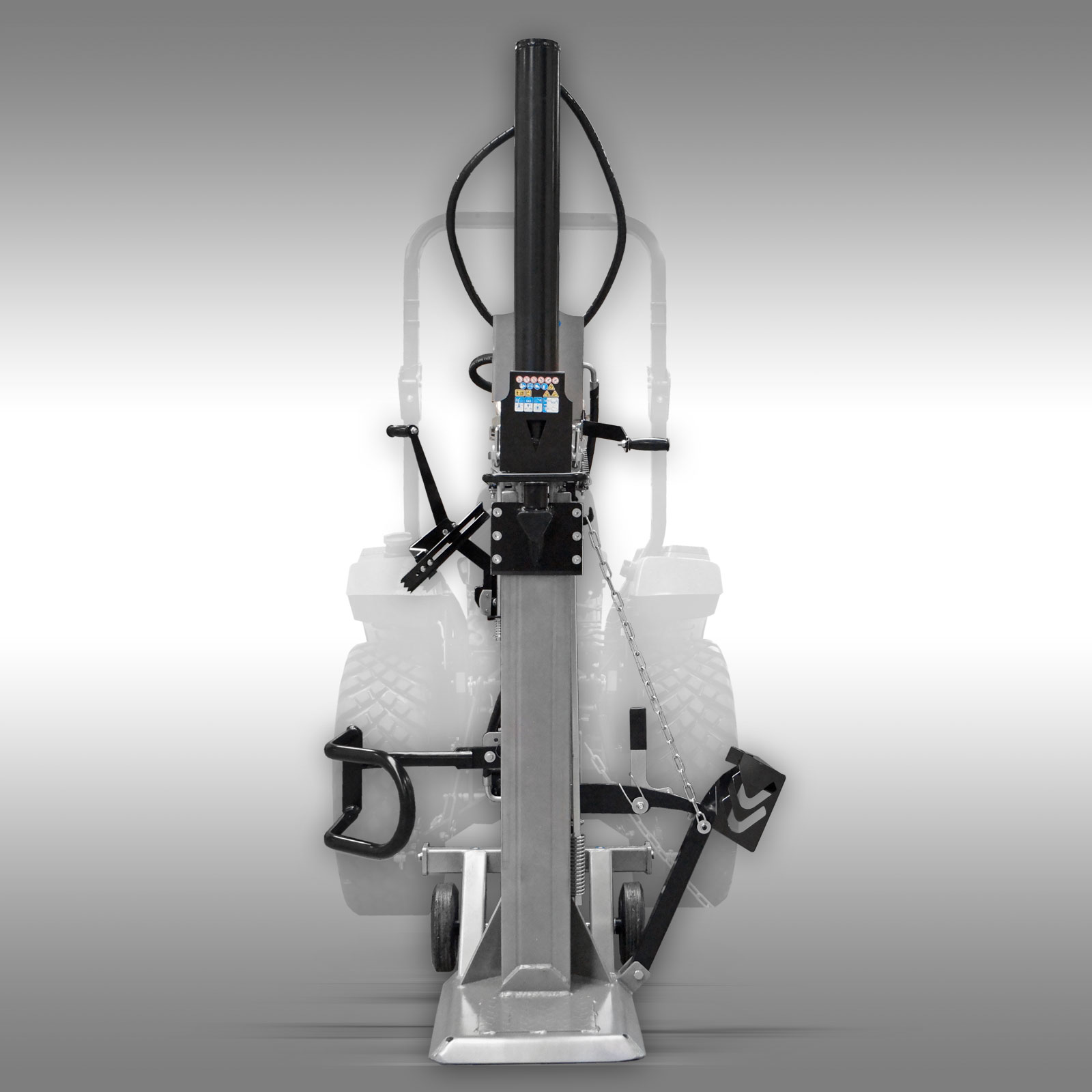 Jansen TS-22, 22t PTO vertikálna štiepačka so zdvihakom dreva