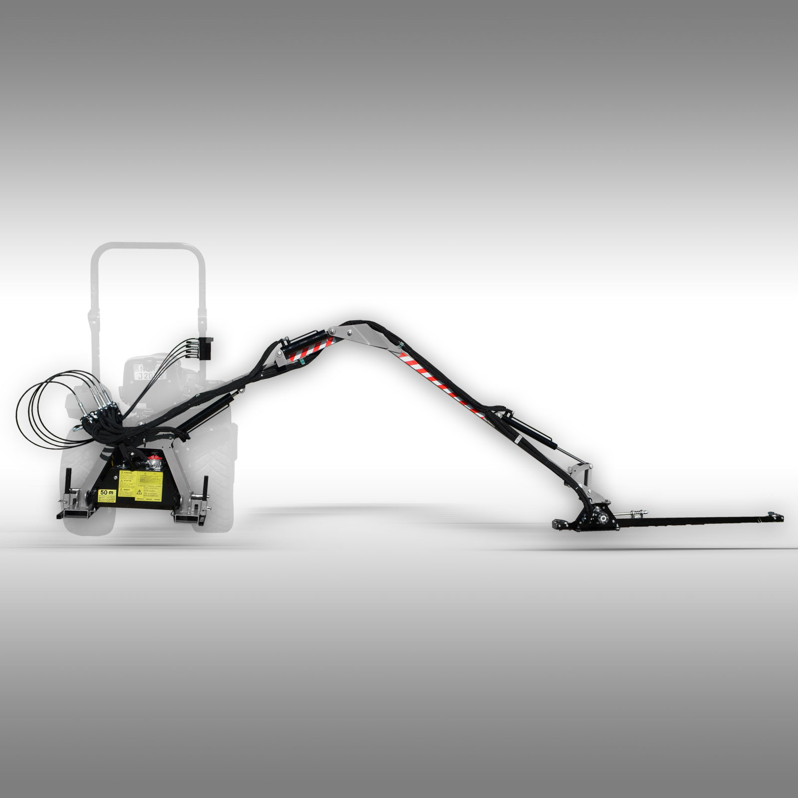 Jansen HMB-180 Hydraulická sekacia lišta 180, sklopná kosačka, na živý plot – krovinorez