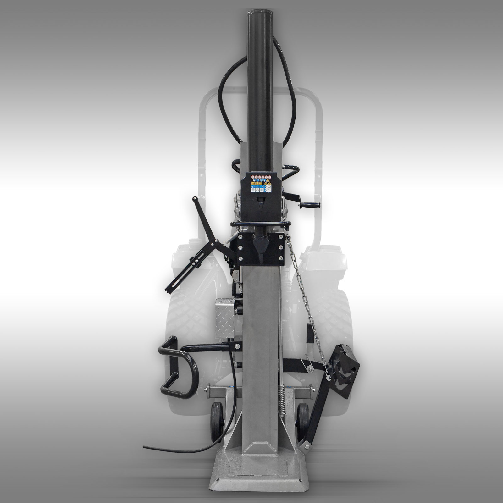 Štiepačka dreva Jansen TS-30K, 30 t kombi (PTO + elektrika), so zdvihákom dreva