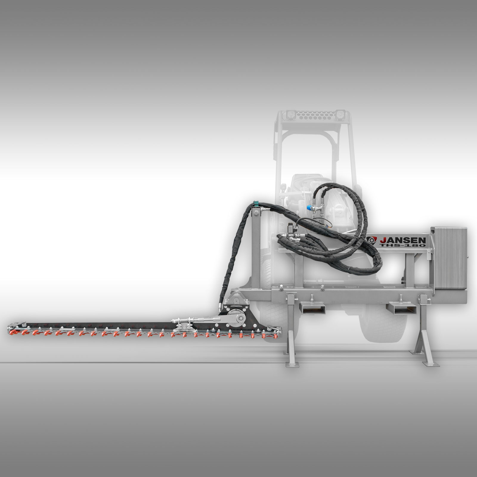 Krovinorez Jansen THS-180 Žací mechanizmus na čelný nakladač, 1,80 m