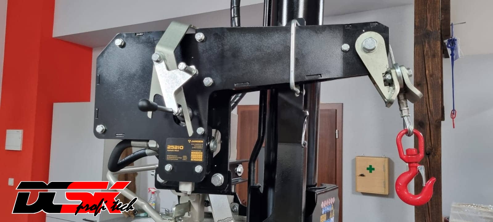 Hydraulický lanový navijak Jansen TSW-500 pre štiepačky TS-22, TS-30(K)