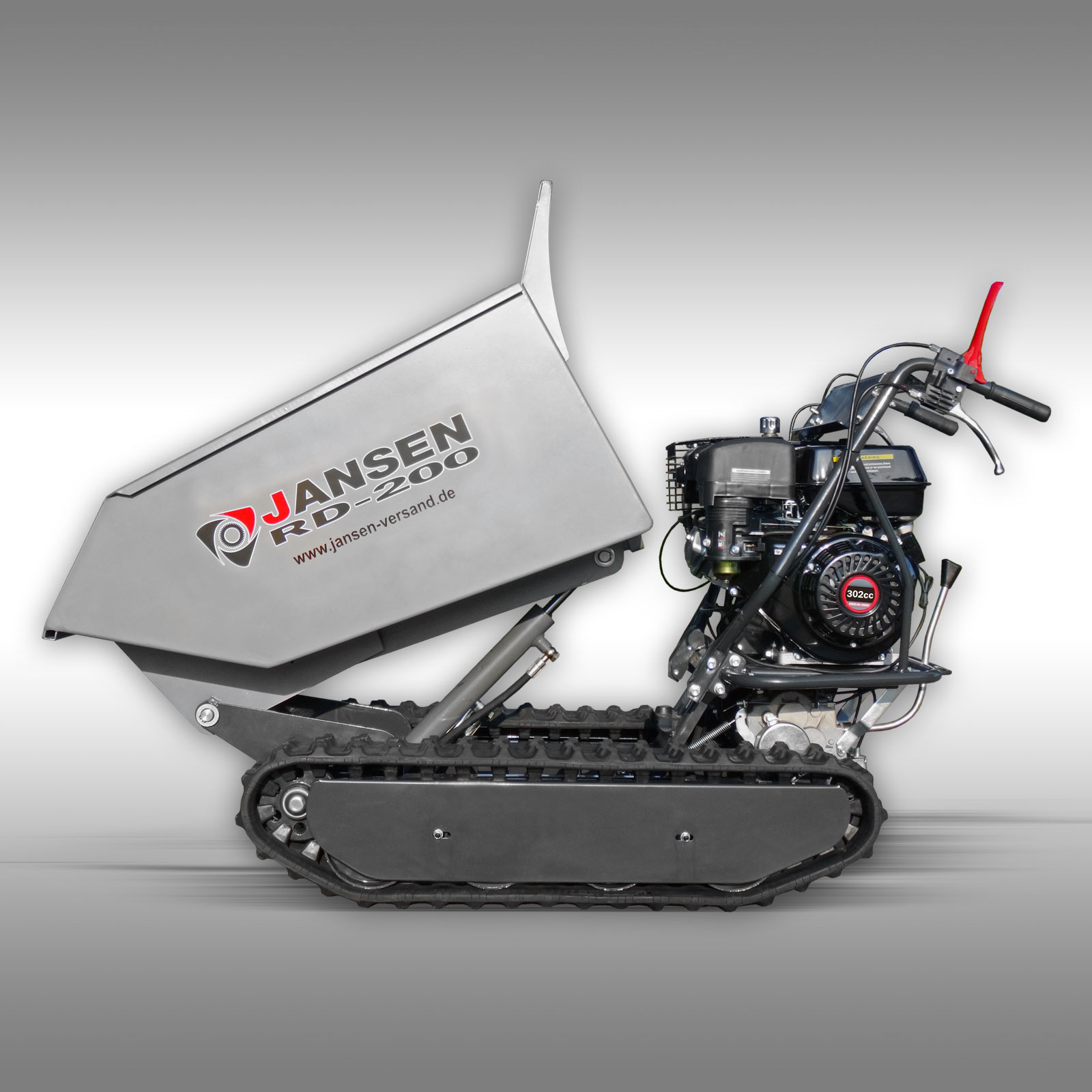  Jansen RD-200 Dumper, 9 koňový benzínový motor 