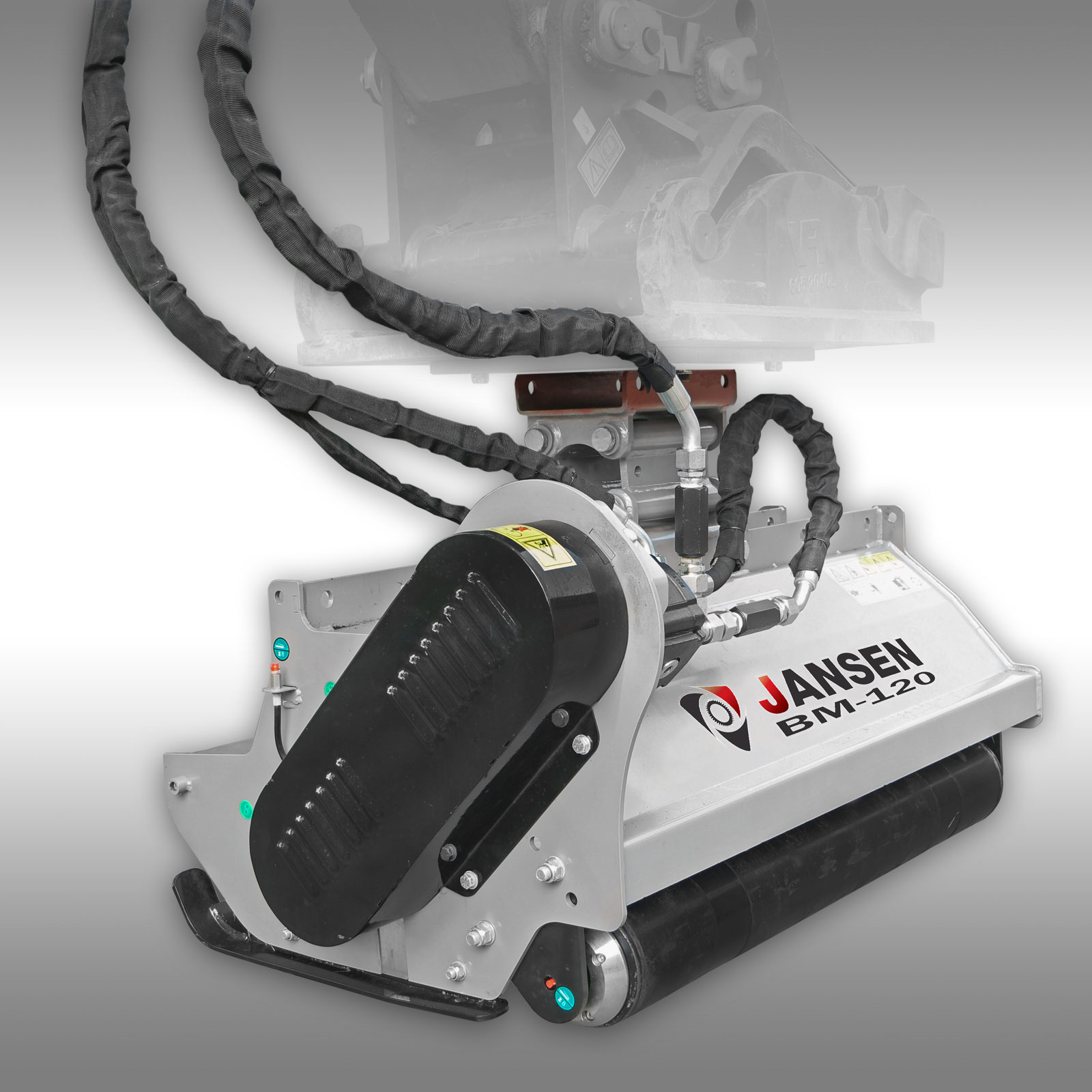 Jansen BM-120 Mulčovač na rameno bagra