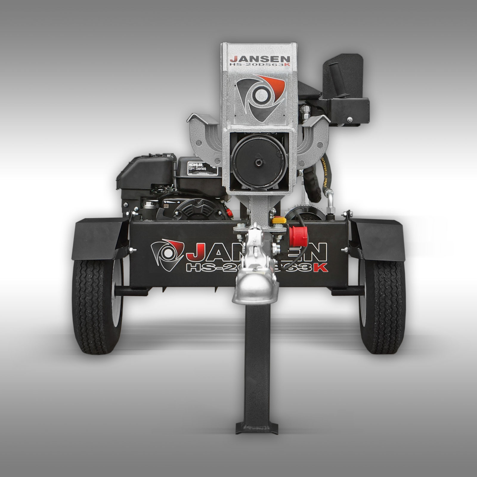 Jansen HS-20DS63K Benzin+Elektromotor, 20 t, 60 cm obojsmerná štiepačka