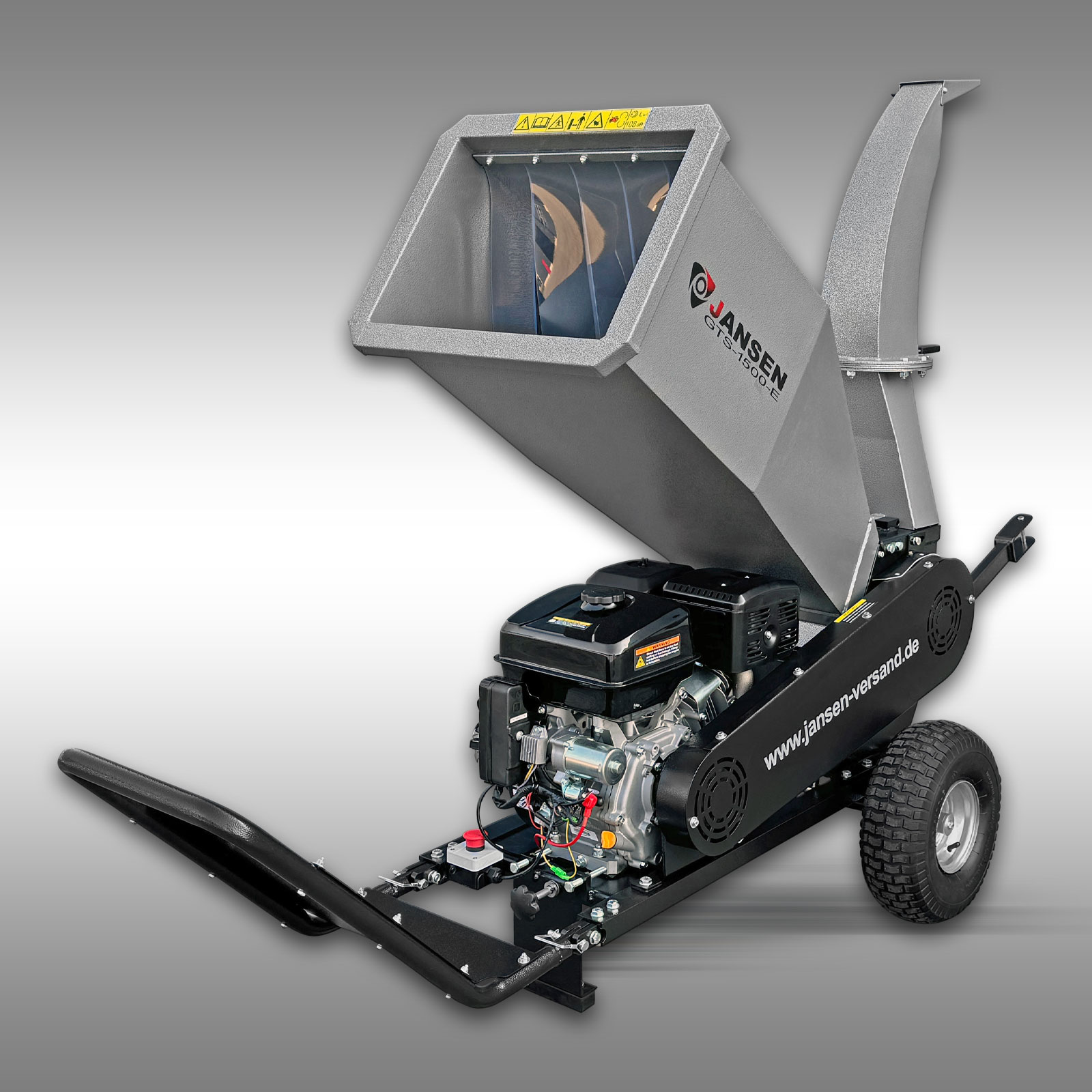 Jansen GTS-1500E drvič - štiepkovač konárov