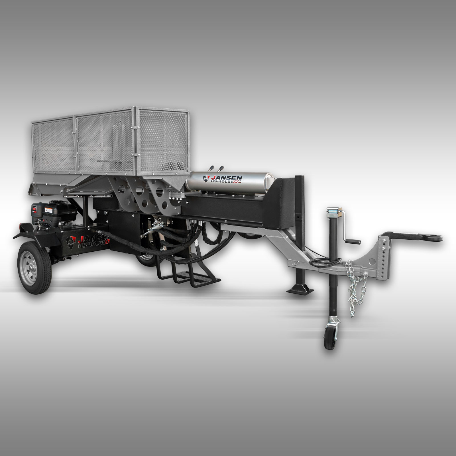 Jansen HS-40L55-XXL, benzínová štiepačka, 40t, 55cm