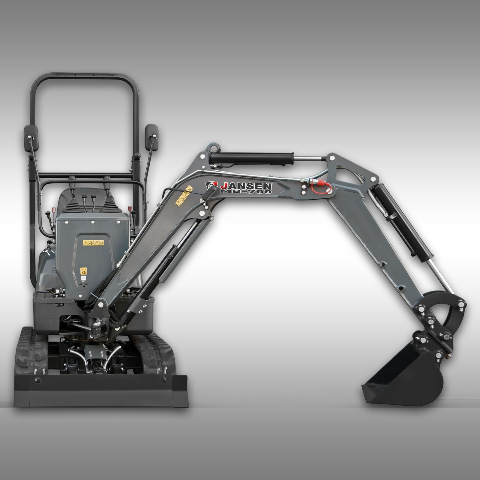 Jansen MB-700 Minibager, benzin, komplet set