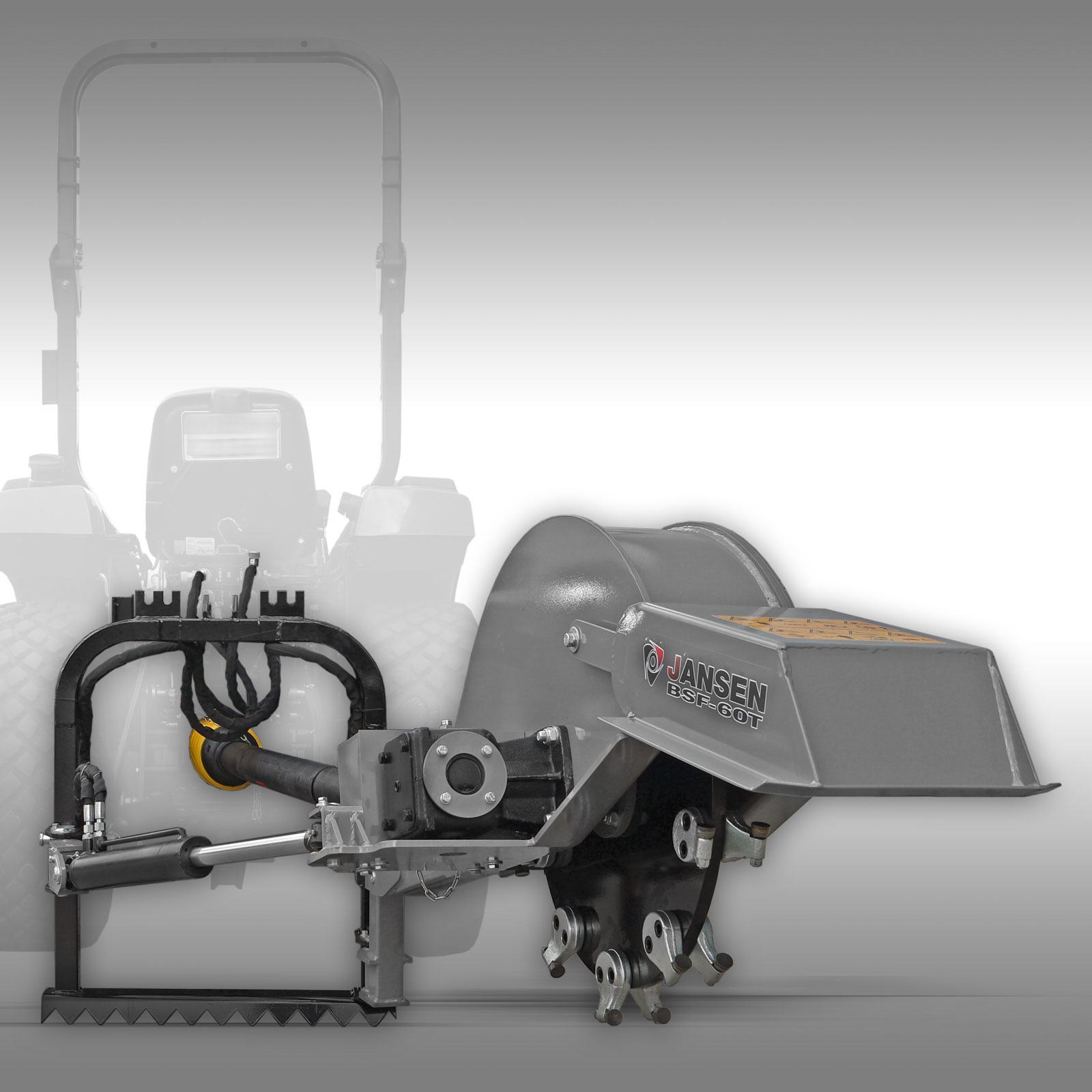 Jansen BSF-60T Pňová fréza na traktor