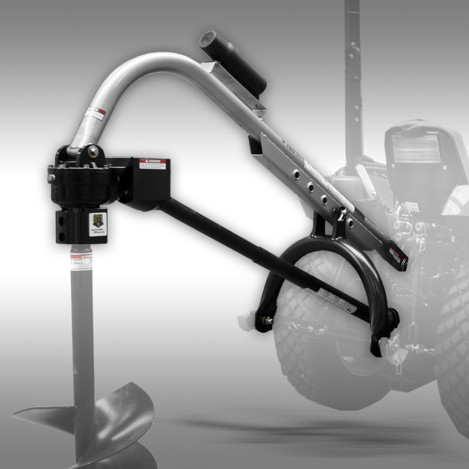 Jansen TBG-200 Vrták za traktor, kat. 1+2