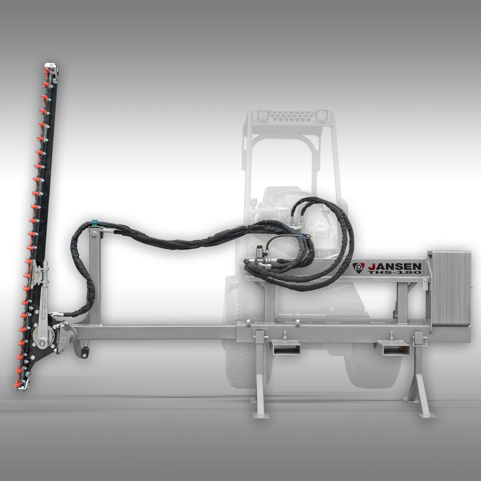 Krovinorez Jansen THS-180 Žací mechanizmus na čelný nakladač, 1,80 m