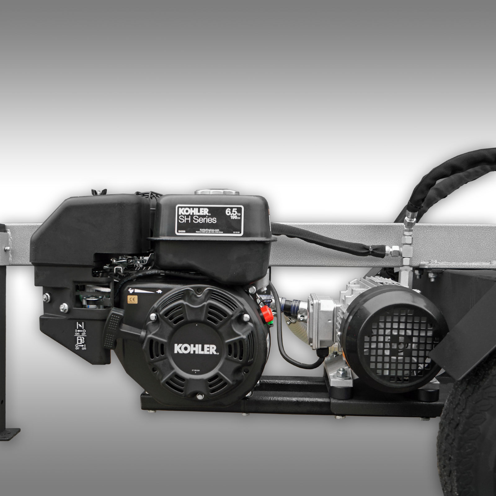 Jansen HS-22A62K Kombi štiepačka, Benzin+Elektro