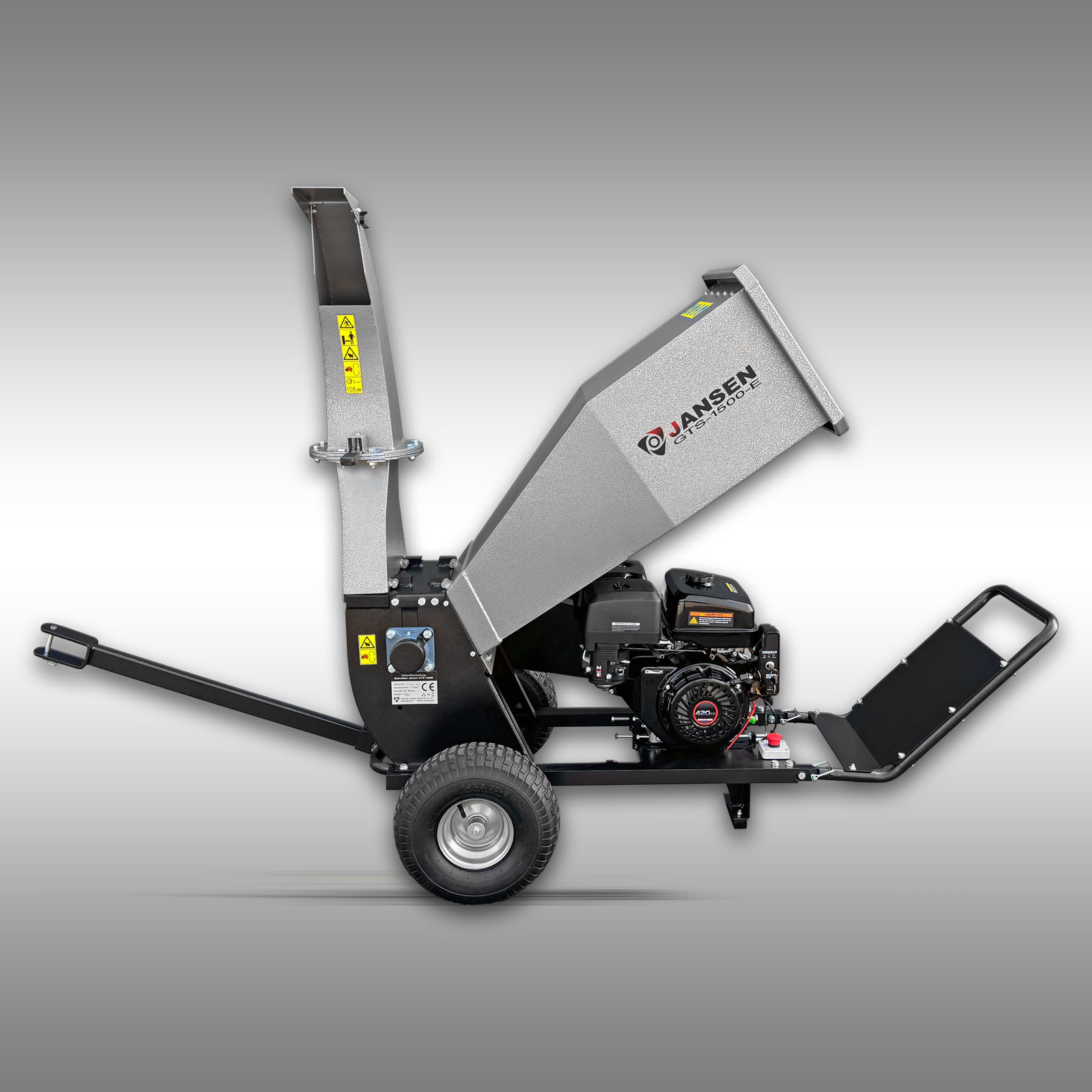 Jansen GTS-1500E drvič - štiepkovač konárov