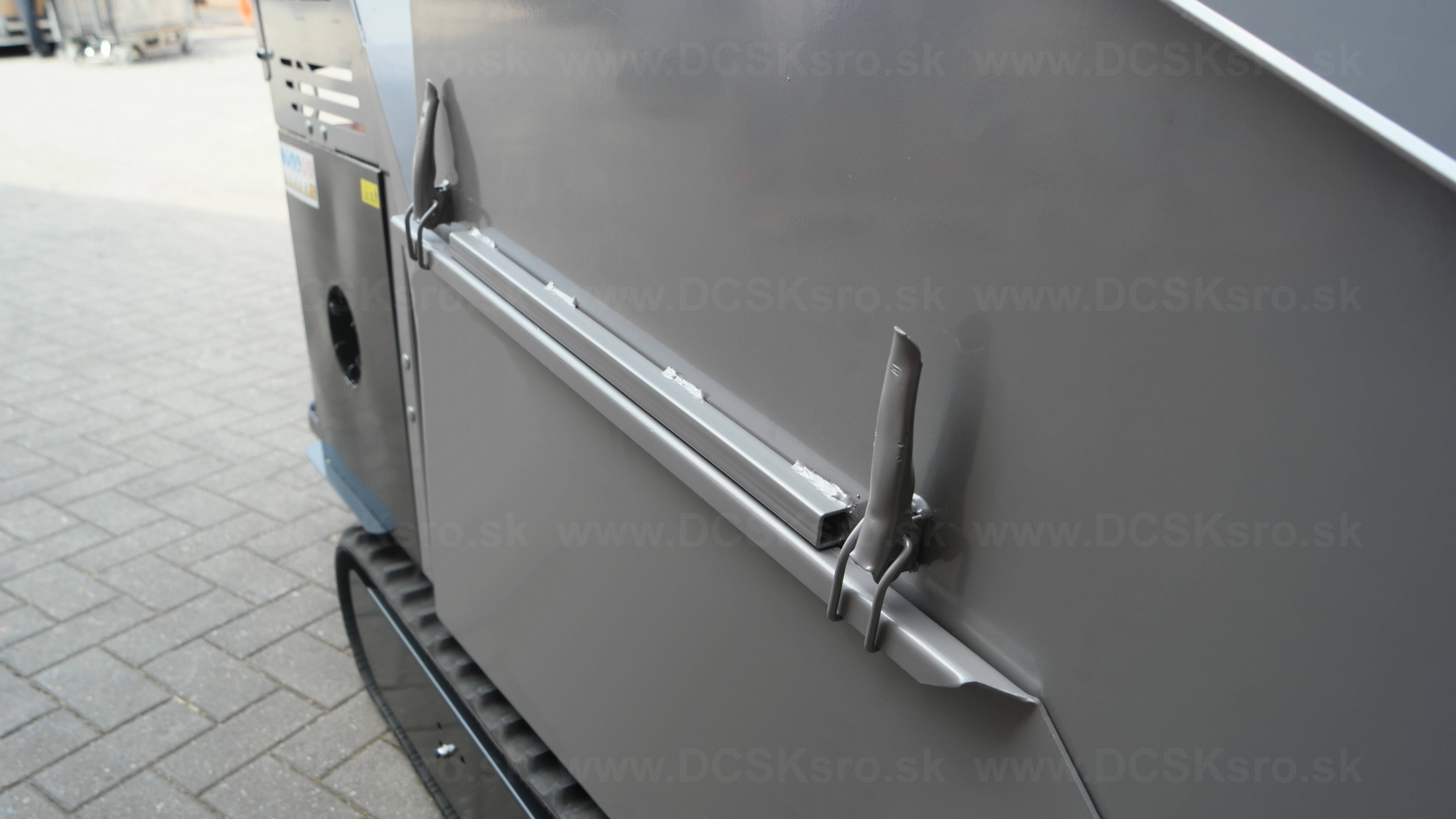 Nadstavba na korbu mini dumpra Jansen RD-200, RD-300 a RD-500