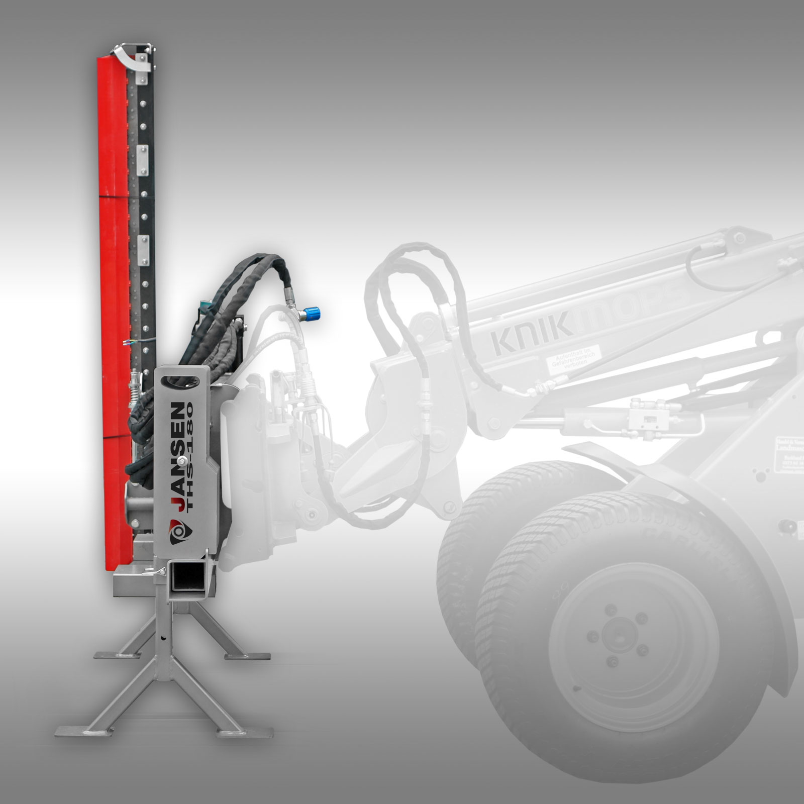 Krovinorez Jansen THS-180 Žací mechanizmus na čelný nakladač, 1,80 m