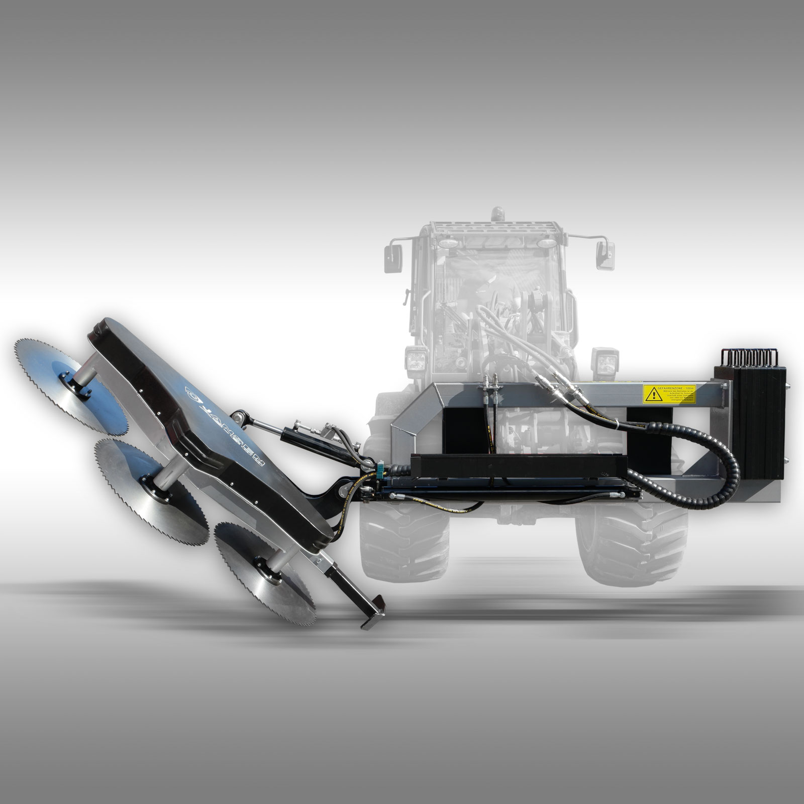 Jansen AS-600 Čelné nože na traktor