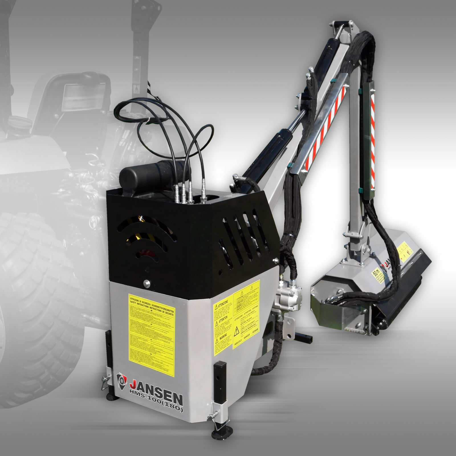 Jansen HMS-100(180) Hydraulický ramenný mulčovač / žací krovinorez