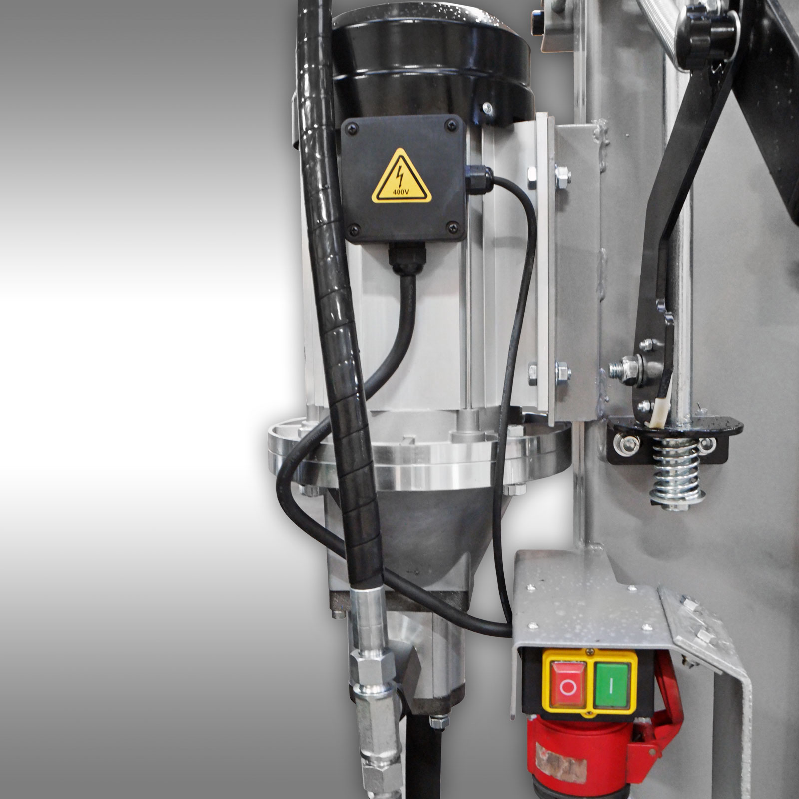 Štiepačka dreva Jansen TS-30K, 30 t kombi (PTO + elektrika), so zdvihákom dreva