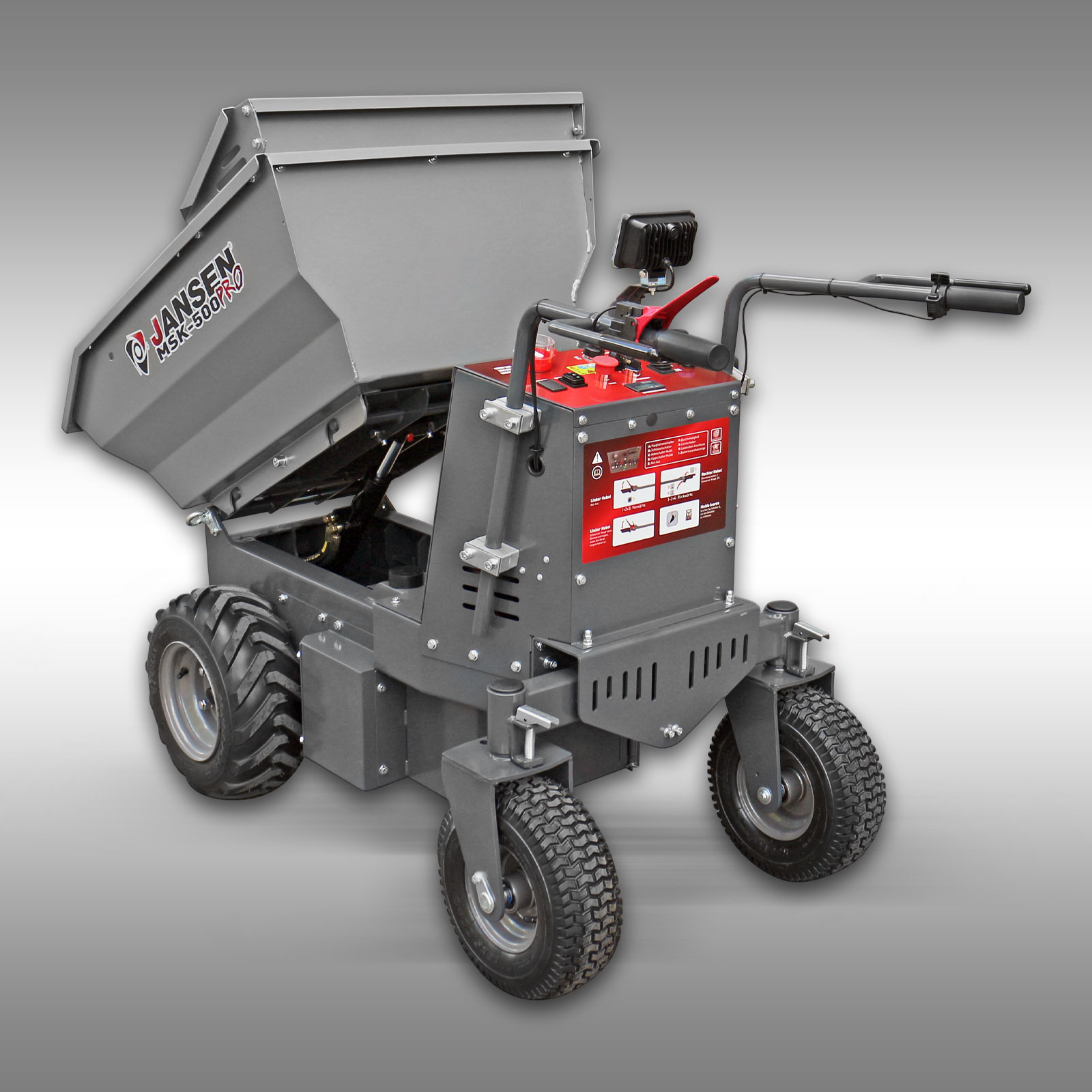 Jansen MSK-500 PRO Elektrický dumper, 1000 W elektromotor