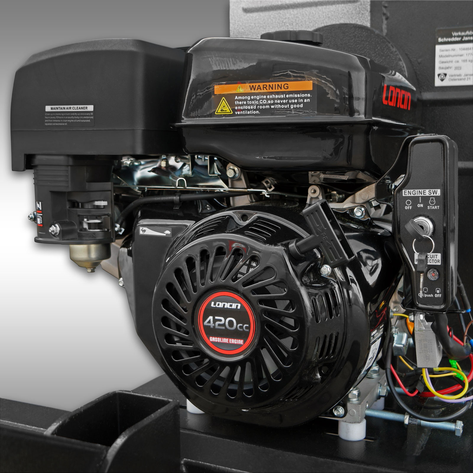 Jansen GTS-1000pro drvič - štiepkovač konárov