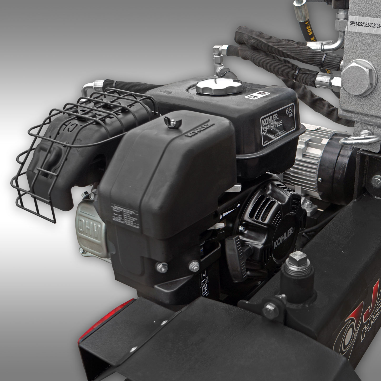 Jansen HS-20DS63K Benzin+Elektromotor, 20 t, 60 cm obojsmerná štiepačka