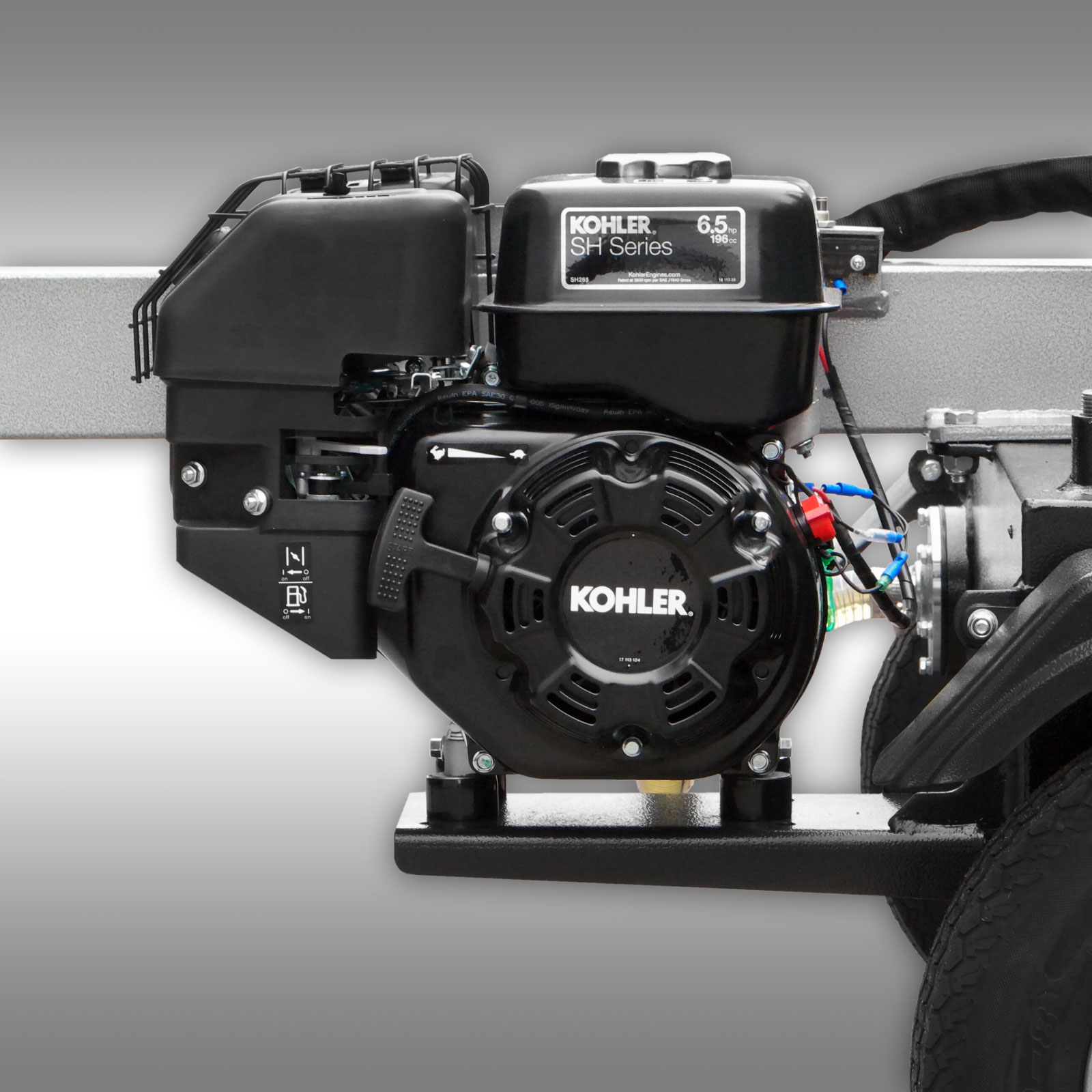 Jansen HS-22A62-V2, 22 t, 65 cm, benzinová  štiepačka