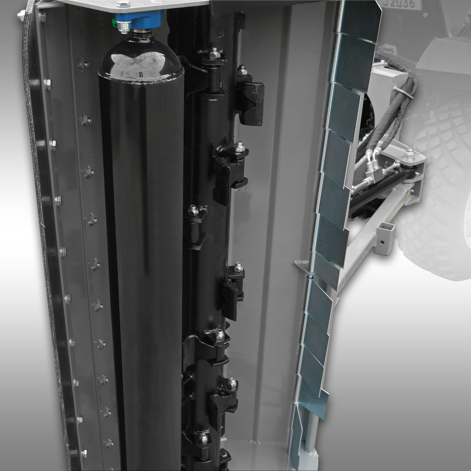 Jansen AGF-125 - 125cm priekopový mulčovač, ľahký