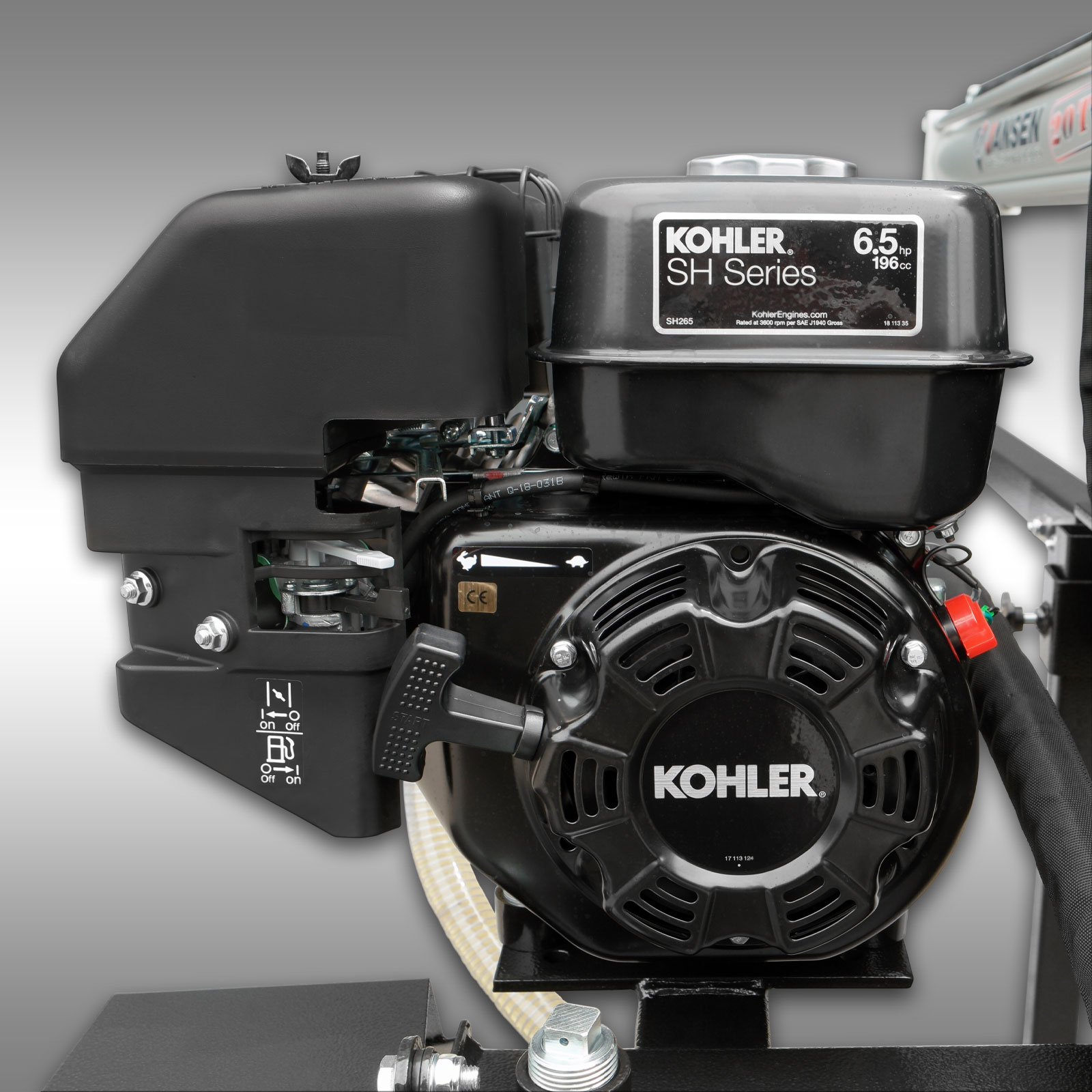 Jansen HS-20H110, 20t, 110cm, motorová štiepačka