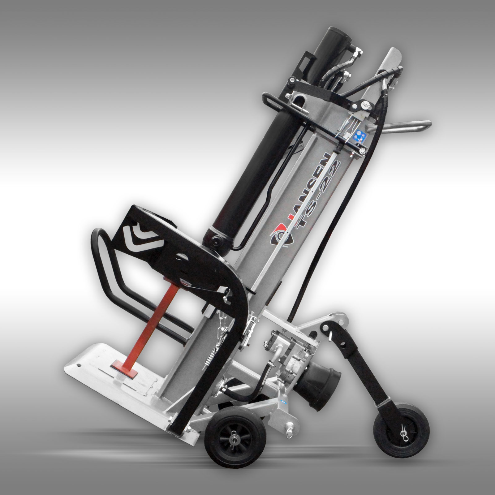 Jansen TS-22, 22t PTO vertikálna štiepačka so zdvihakom dreva