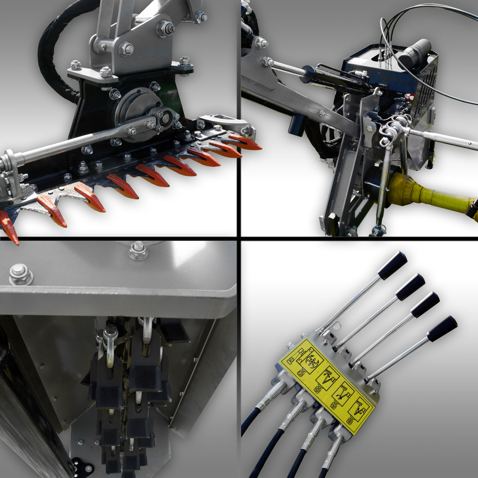 Jansen HMS-100(180) Hydraulický ramenný mulčovač / žací krovinorez